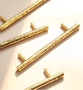 8.8" Gold Hammered Brass Cabinet Pulls Door Handles Unique Gold Drawer Pulls Hand-Hammered Dresser Knobs Kitchen Cabinet Hardware (8-4/5" Hole to Hole)