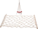 2Pcs Hanging Fruit Hammock Storage Basket Design for Kitchen Under Cabinet Includes Banana Hook Aesthetic Cotton Net for and Vegetables Easy to Clean