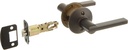 Schlage F80-LAT Latitude Storeroom Door Lever Set from The F-Series, Aged Bronze
