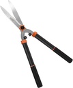 Garden Hedge Shears Manual Hedge Clippers for Trimming Borders Topiaries Boxwood and Decorative Grasses, 21 Inch Carbon Steel Bush Cutter by LKDING