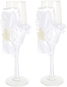 1pair Wedding Goblets for Bride and Groom Elegant Wine Glasses for Celebrations for Bridal Shower and Engagement Toasts
