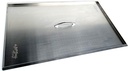 Fryer Cover Stainless Steel 45-50 Lbs Internal Size 20-5/8" L x 13-3/4" W x 1/2" D (20-5/8" L x 13-3/4" W x 1/2" D)