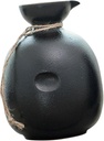 Cabilock Traditional Japanese Sake Kettle Ceramic Wine Pot Vintage Decorative Jar Small Serving Bottle Hot Cold Sake Flask