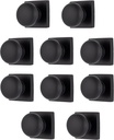 BRINKS – Contemporary Non-Locking Interior Ball Door Knob, Matte Black - Designed for Sleek and Modern Homes and Blends Seamlessly with Interior Décor (E2426-122) (10 Pack)