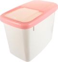 HEALLILY 10kg Thicken Rice Bucket Airtight Plastic Container for Moisture-sealed Grain Storage for Cereal Rice Beans and More Elegant Design Random Style