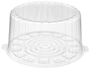 Inline Plastics 1009CL EZ Open Cake Container for 9 Inch Round Double-Layer Cake - Pack of 5