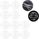 10Pcs Mousse Cake Container 5" Plastic Cake Containers with Lids Small Cake Carrier Ball Shape Cake Container Clear Muffin Carrier Dessert Display Container Transparent Empty Fillable Ornament