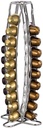 Xavax "Torre" Coffee Capsule Stand for Nespresso Cap Rack NP 40 Capsules - Silver,00111079