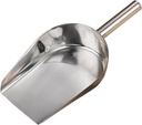 Stainless Steel Multi-Use Ice Scoop Handle Heavy Duty Food Scoop for Ice Cubes Flour Grains and PET Food Dishwasher Safe for Home and Restaurant Use