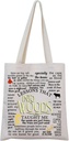Musical Encouragement Quote Tote Bag Lover Gift Wood Musical Merch