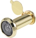 Home and Garden Parts Brass 220-degree Door Viewer with Cover for 35-55mm Doors Polished Gold Finish #CN/251024/14428