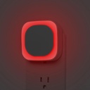 2 Pack Plug in Red Sleep Night Light, Auto Dusk to Dawn, Soft Glow, Dimmable Diffused Light, Led Lights for Bedroom, Sleep, Baby Nursery, Kids, Toddler, Bathroom, Hallway, Home Decor