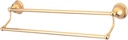 Kingston Brass BA3963PB Restoration Dual Towel-Bar, 24-Inch, Polished Brass
