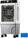 Portable Evaporative Air Cooler, Cooler for Room, 3 Wind Speeds, Single Ice Curtain, Wide-angle Air Supply, 20L/4bal Water Tank, for Warehouse, Garage