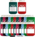 Can Beverage Coolers Writable Hello My Name Is Name Tag Set 24-Pack Can Drink Thermocoolers Party Pack and Marker