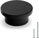 goldenwarm 12 Pack Black Cabinet Knobs for Dresser Drawer Knob for Hardware Handles and Pulls for Kitchen Drawers Zinc Alloy