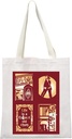 MEIKIUP Musical Singer Inspired Gift Musical Reusable Grocery Bag Theatre Lover Performer Gift