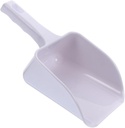 1pc Simple Tea Scoop Sturdy Flour Shovel Practical Rice Scoop Easy to Hang Storage White Ice Scooper