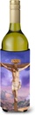 Caroline's Treasures APH4517LITERK Easter Jesus Crucifixion Wine Bottle Hugger Bottle Cooler Sleeve Hugger Machine Washable Collapsible Insulator Beverage Insulated Holder