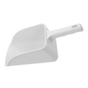 Mikinona Reusable Ice Scoop Multi-use Kitchen Shovel for Flour Rice Beans Ice Abs Plastic Design Ergonomic Handle for Easy Handling Home Commercial Use