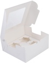 12pcs Paper Cake Wrapping Boxes White Muffin Holders for Cupcake Packing Parties and Celebrations Secure and Design