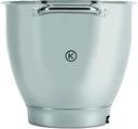Kenwood Mixing Bowl, Stainless Steel Bowl Chef Elite Food Processor Accessories Stainless Steel Bowl Titanium XL SS Bowl 6,7 Liter Silver