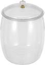 Airtight Plastic Food Storage Jar Multi-function Sealed Container for Candy Cookies and Tea Transparent Design with Random Handle Color Organize Your Home and Kitchen