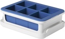 OXO Good Grips Covered Ice Cube Tray (Large Cube), Dark Blue