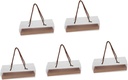 PRETYZOOM 5pcs Portable Cake Packaging Boxes Pe Baking Holders Handle and Cupcake Storage for Weddings Birthdays and Special Occasions