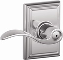 Schlage F40 Acc 625 ADD Privacy Lock, Addison, Bright Chrome