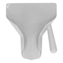 French Fry Scooper, Ice Candy Desserts Scooper, Commercial Popcorn Bagger with Right Handle for Popcorn Chips Ice Cubes Candy Desserts