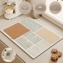 Dish Drying Mat - Coffee Mat, Coffee Maker Mat for Countertops, Absorbent Dish Drying Mat for Kitchen Counter, Under Coffee Expresso Maker Coffee Machine Dish Rack (12''×16'',09)