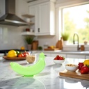 Banana Storage BPA-Free Outdoor Travel Case,Keep Fresh Banana Keeper and Protector, Cute Banana Carrier Storage Box for Picnic Camping,Food Containers (Green)