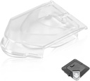 Pour Spout Cover Replacement Compatible with Ninja Blender Lid 72oz, Replacement Lid Flap Spout Cover for Ninja Blender Pitcher Square Top, Clear, Polycarbonate, BL660 BL740 BL770 BL771 BL772