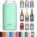3 in 1 Insulated Can Cooler - 15+ Colors - Universal Size for 12 oz Cans, Slim Cans, and Bottles