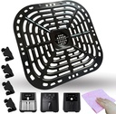 6QT Air Fryer Grill Plate for Instants Pot Vortex Plus 6QT XL Air Fryers, Updated Air Fryer Rack Grill Pan Crisper Plate Tray Insert Grate Grid Shelf for 6QT Instants Air Fryer, Dishwasher Safe