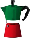 Stovetop Espresso Metal Three-color Italian Espresso Home Handmade Coffee Pot Office Hand-brewed Coffee Tea Creative Coffee Pot Set (Color : A)