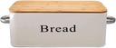 OLOTU Storage Metal Bread Box, 5.7/12L Large Capacity Bread Holder, Vintage Bread Bin with Lid, Multifunctional Bread Storage Container Bread Bin