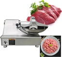 Commercial Food Processor Electric Food Chopper 5.5L Meat Vegetable Cutter with Aluminum Magnesium Alloy Body/Stainless Steel Blade for Vegetable Fruit Meat Ginger Garlic Grinder