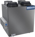 Broan B160E65RT AI 142 CFM Wall or Ceiling Mounted Energy Recovery Ventilator with Top Ports and LCD Screen - N/A