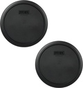 Pyrex 7402-PC 6/7 Cup Black Food Storage Replacement Lid (2-Pack) - Made in the USA