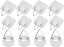 iplusmile 60pcs Adhesive Plate Hooks for Wall Display Sticky Plate Holders for Photo Frames Decorative Wall Art Hangers Suitable for Drywall and Plaster Easy to Use