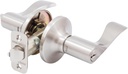Stone Harbor Hardware Beaverton Door Lever, Entry Latch, SC Keyway, Satin Nickel