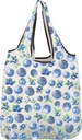 VAMSII Blueberries Lover Gift Blueberries Design Folding Reusable Grocery Bag Aesthetic Fruit Shopping Bag Gardener Mom Gift