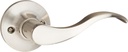 Constructor CON-PRE-SN-DM-R Prelude Dummy Right Lever Door Lock with Knob Handle Lockset, Satin Nickel