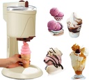 20W Desktop Soft Ice Cream Machine, 1000ML Fully Automatic Mini Fruit Soft Ice Cream Machine for Home Kitchens, Suitable for Households Bars Cafes Small Household Appliances