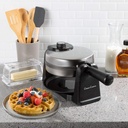 Classic Cuisine 82-KIT1119 180-Degree Rotating Waffle Iron, normal, Gray
