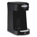 Hamilton Beach Commercial 1 Cup Pod Coffeemaker, Black, Single Serve Coffee Brewer, HDC200B