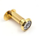 Zinc Alloy Theft Door Room Door Wide Angle Retractable Hotel Door Mirror Sheep Eye 1Pcs (Color : Gold, Size : 38MM-58MM_15.8MM)