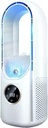 Portable Air Conditioner Fan Rechargeable Air Cooler, Adjustable Desk Cooling Fan with 6 Speeds